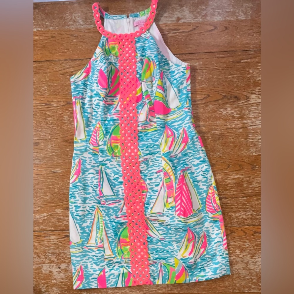Lilly Pulitzer Multicolor Sailboat Print Dress